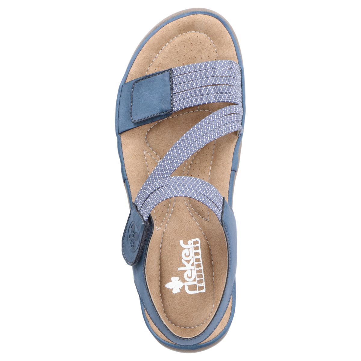 Rieker 64870 Sandale blau