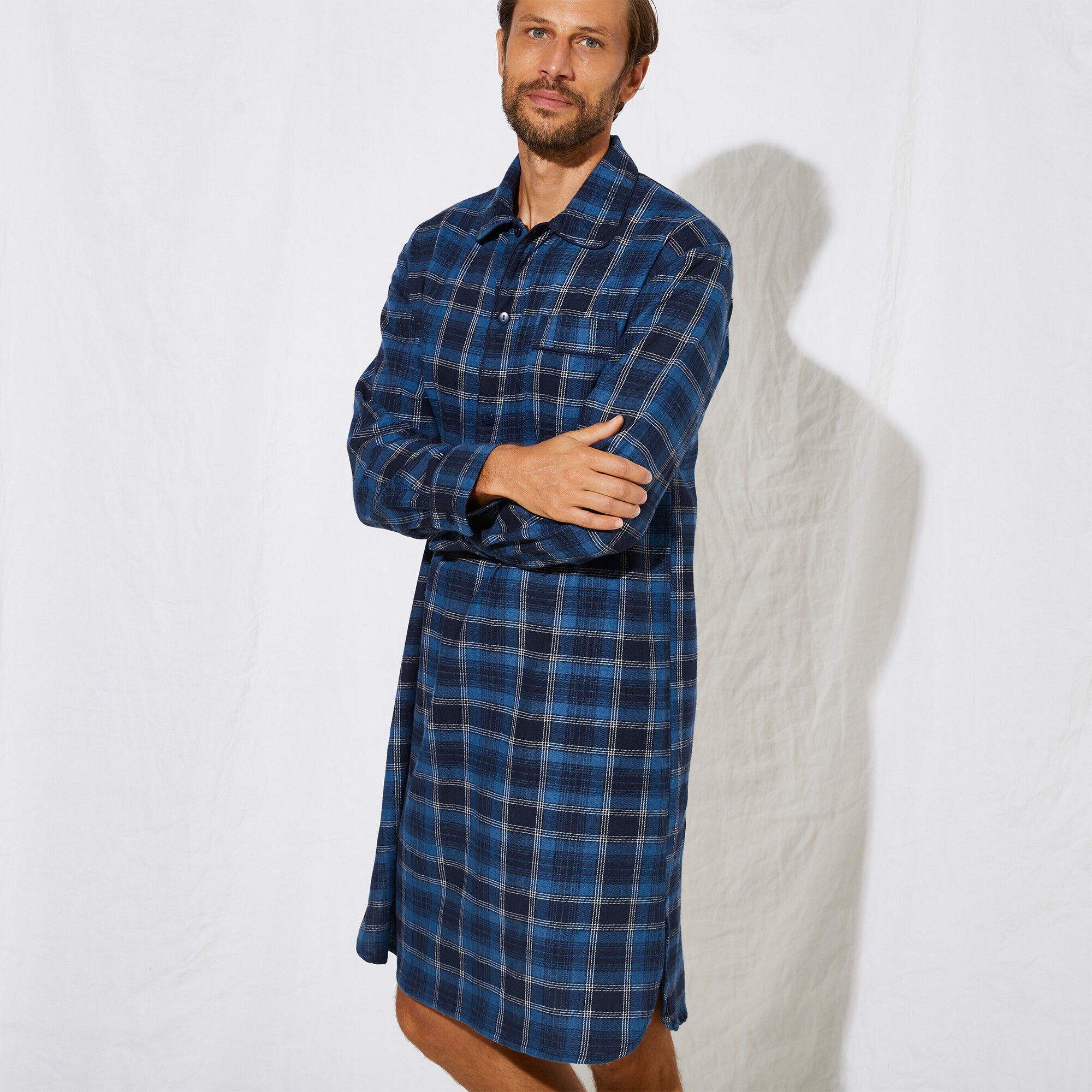 Liquette pyjama pilou carreaux