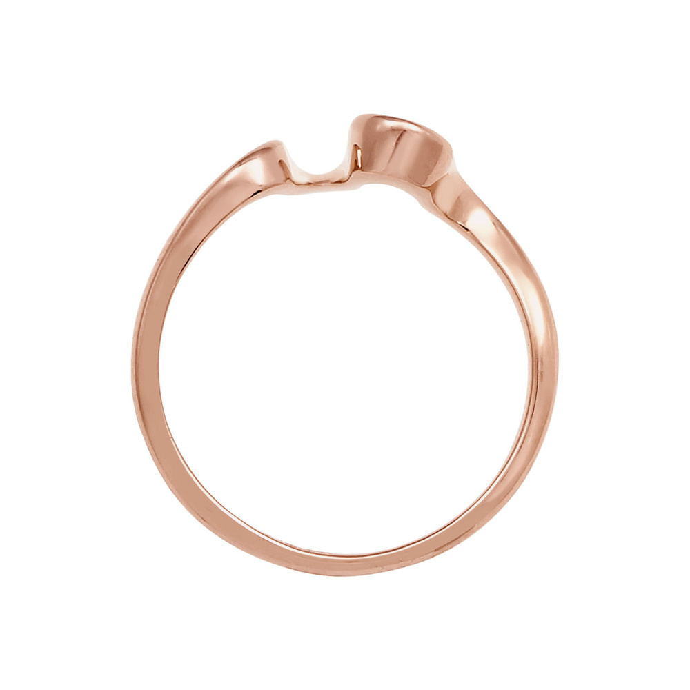 Elli Elli Bague Femmes tendance look vagues en argent sterling 925 Bague
