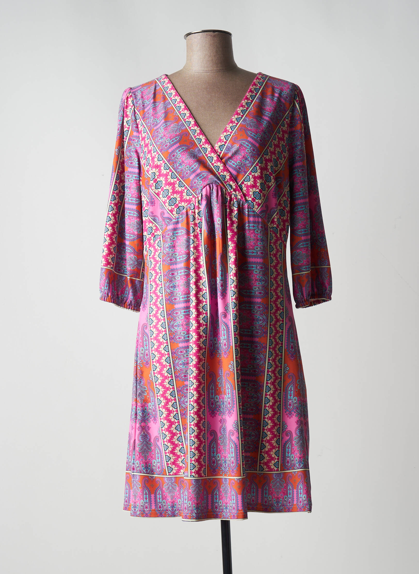 K Design Robes Mi Longues Femme couleur rose