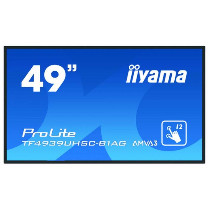 IIYAMA Monitor TF4939UHSC-B1AG Matt,Schwarz 124,5 cm (49