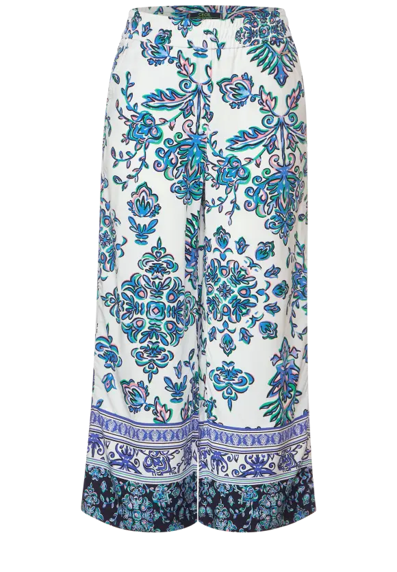 CECIL Casual Fit Hose mit Print