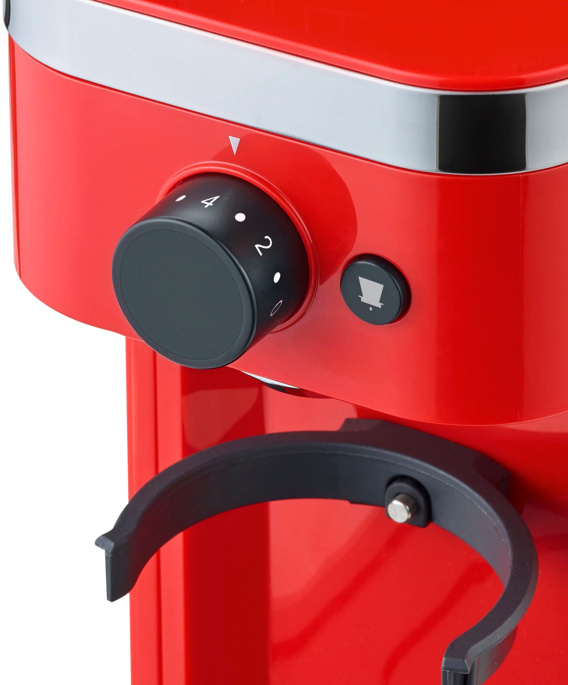 Graef Kaffeemühle CM 503, rot, 135 W, Kegelmahlwerk
