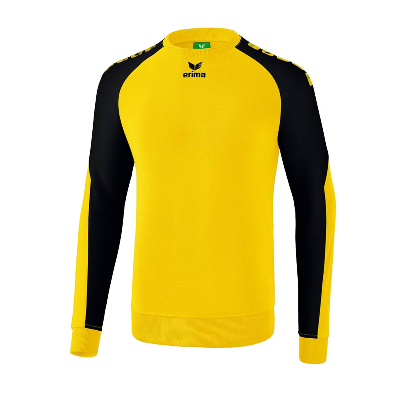 Erima Essential 5-C Sweatshirt Gelb Schwarz