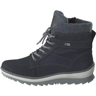 Remonte Schnürstiefelette in blau