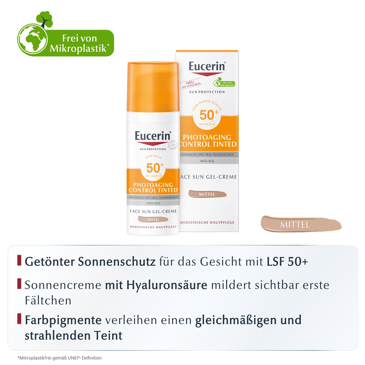 Sun CC Creme getönt mittel LSF 50+