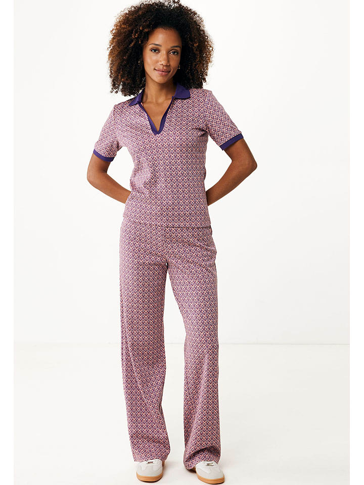 Mexx Poloshirt in Rosa/ Lila günstig kaufen
