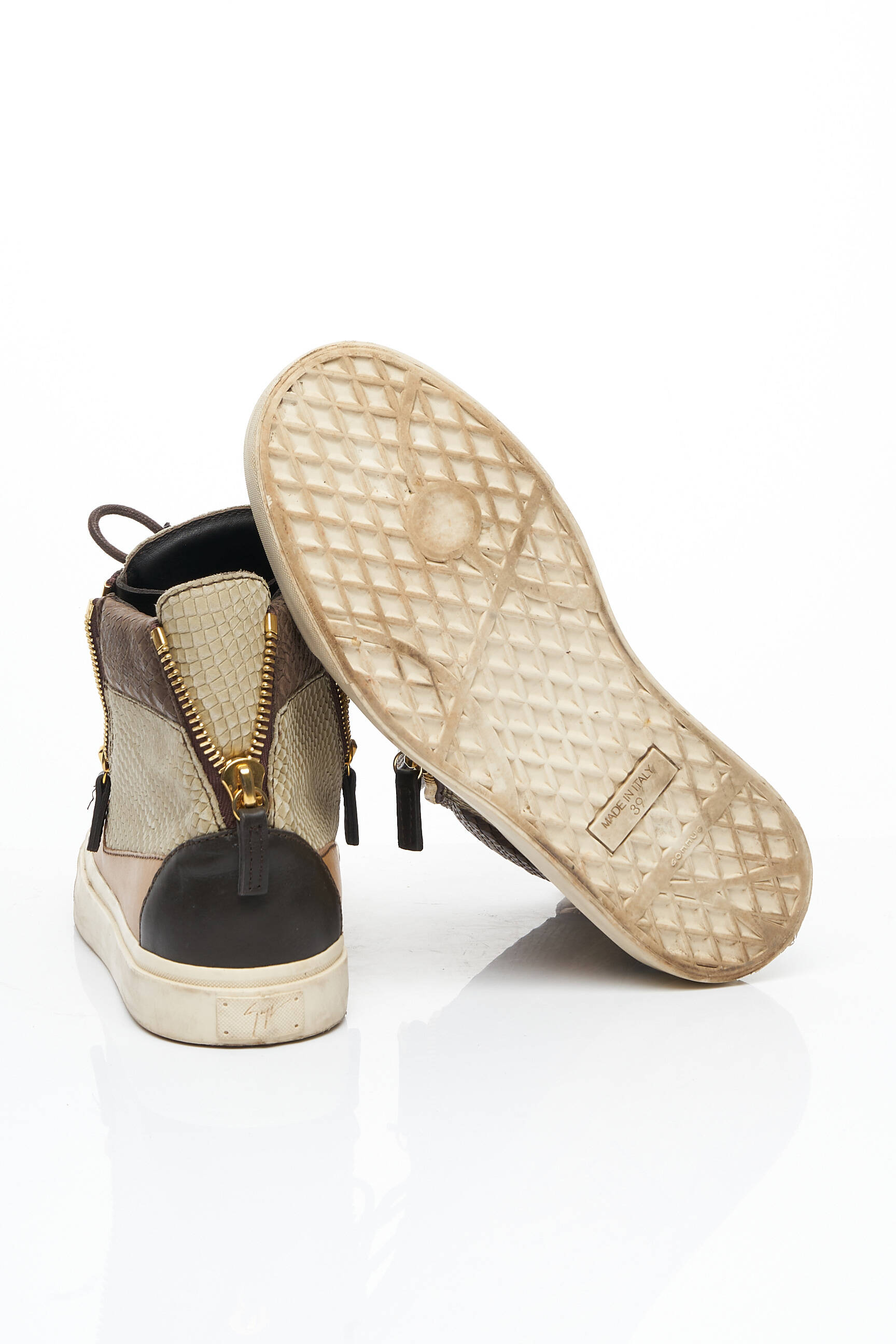 Giuseppe Zanotti Baskets Femme couleur beige