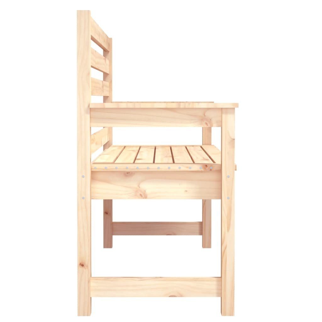 vidaXL Gartenbank Gartenbank 109x48x91,5 cm Massivholz Kiefer (1-St)