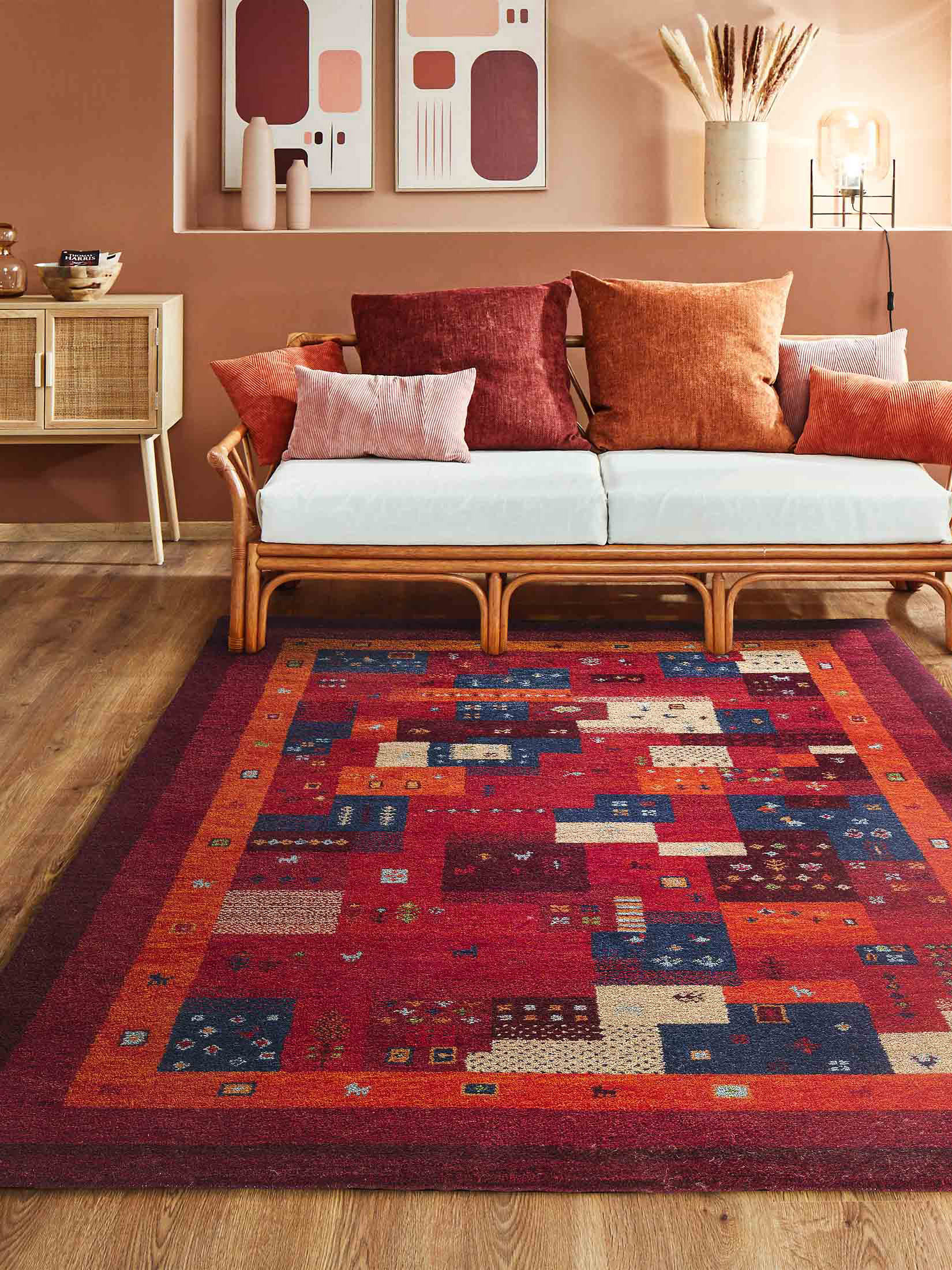 Bikapur Gabbeh-Teppich, Multired