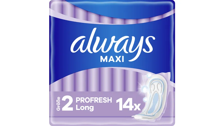 Always MAXI Damenbinden ProFresh Long 14ST