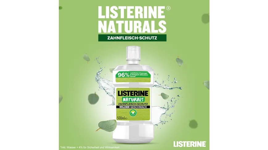 Listerine Mundspülung Naturals Zahnfleischschutz 500 ml