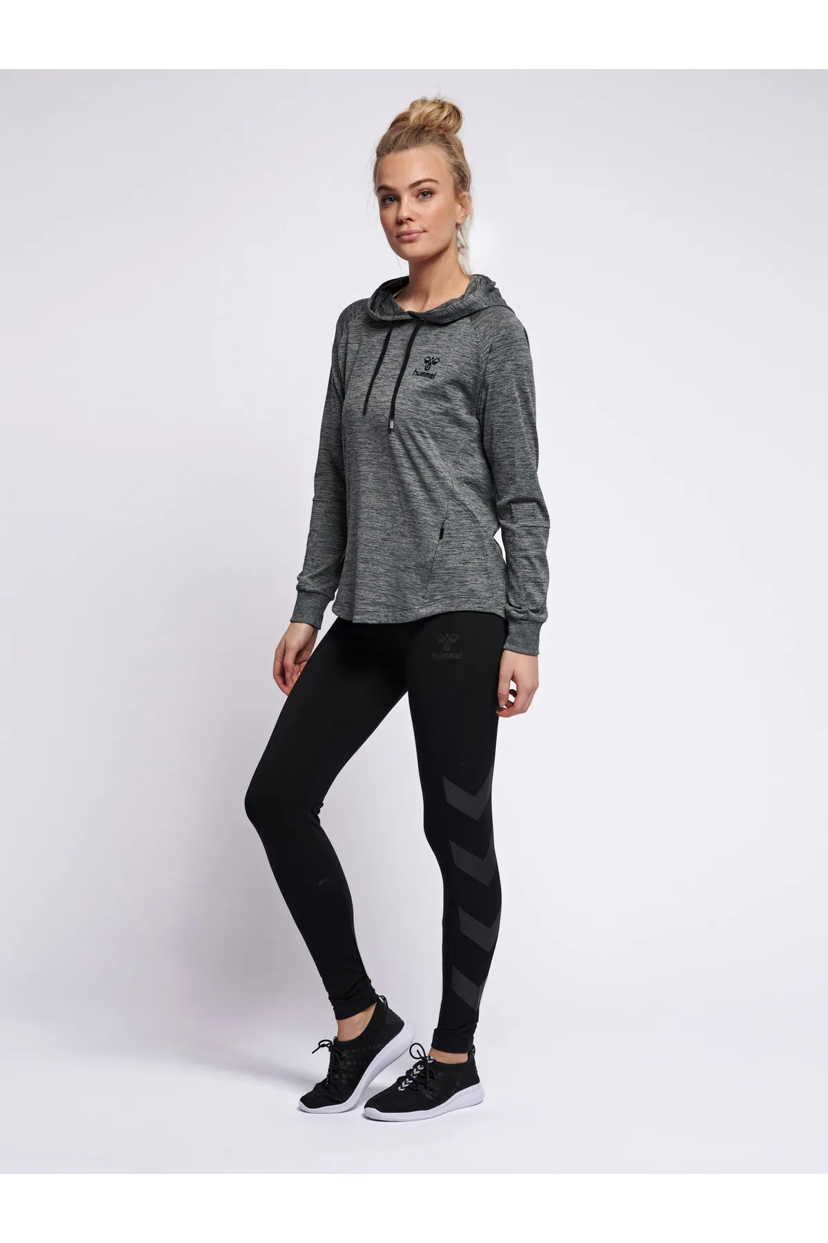 hummel  Sport-Leggings - Schwarz - Mittlerer Bund