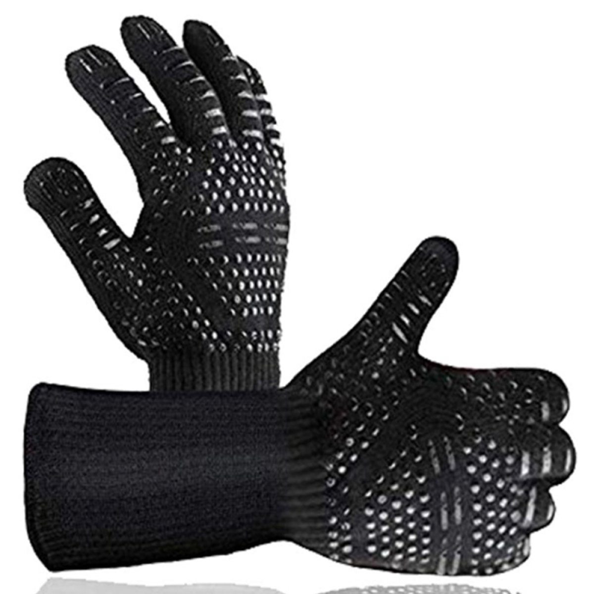 Rwoythk Topfhandschuhe Grillhandschuhe hitzebeständig 800 Grad feuerfeste Handschuhe