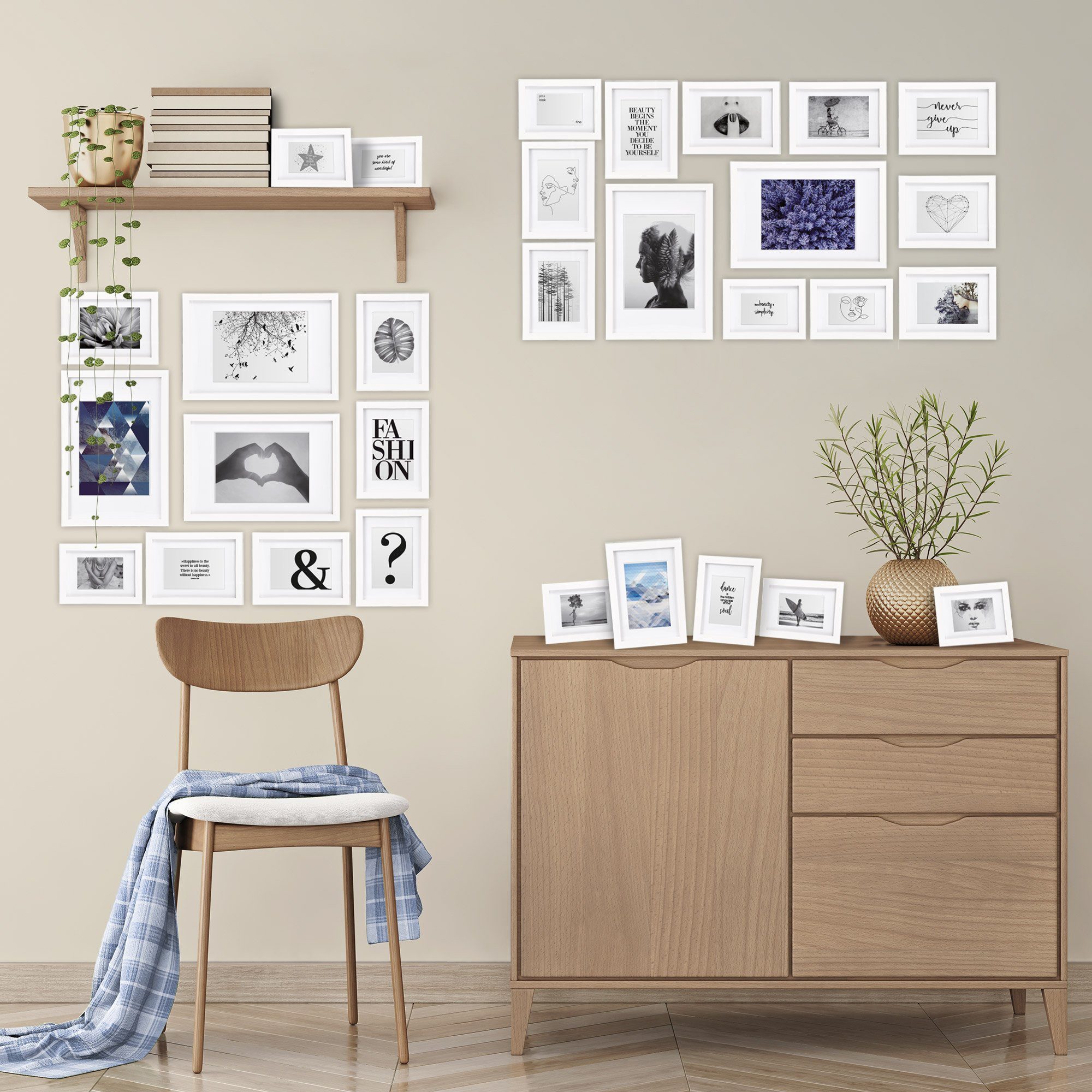 bomoe Bilderrahmen Emotion, 30tlg Set