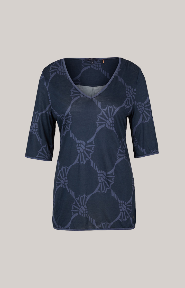 Loungewear T-Shirt in Midnight-Blau