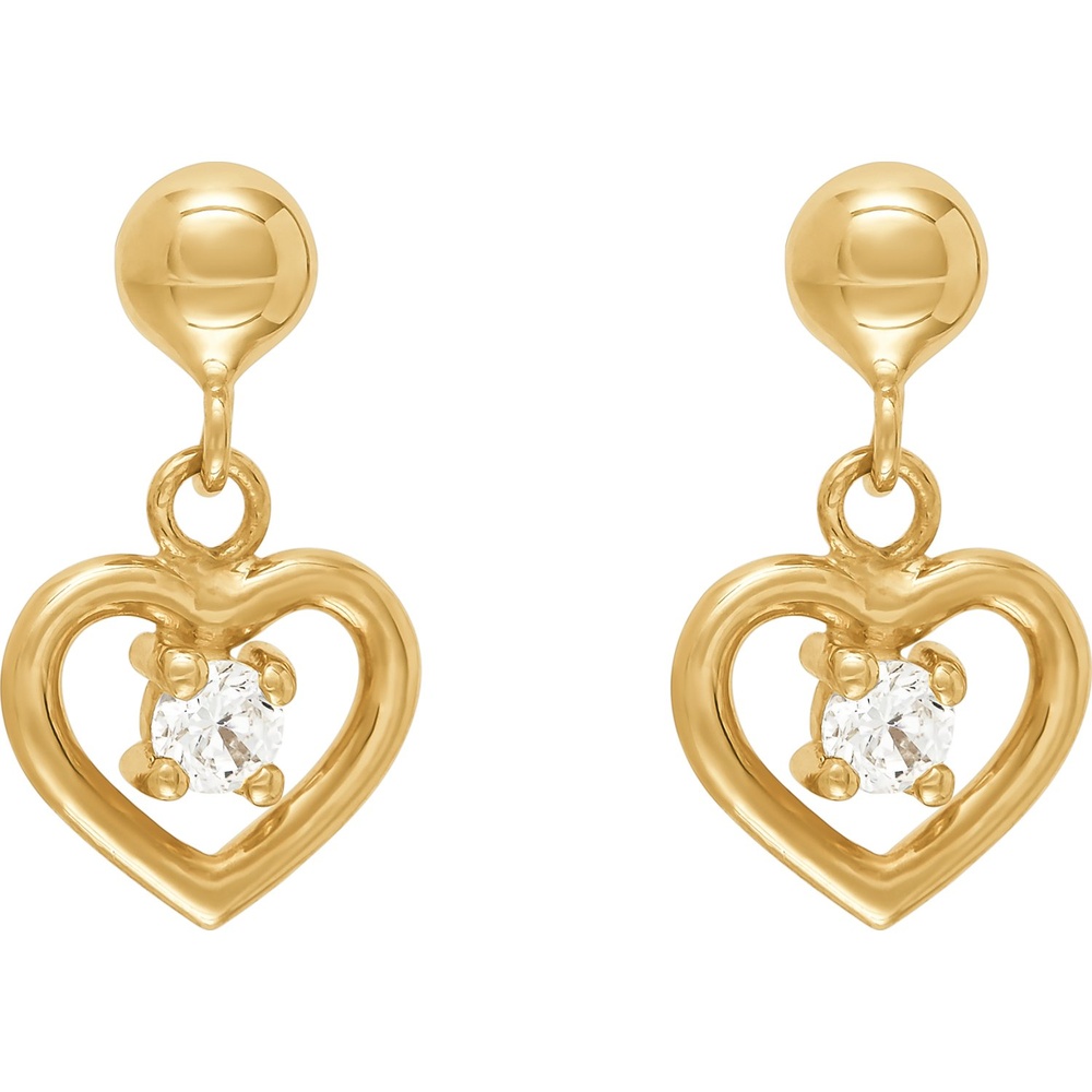 FAVS Boucles d'oreilles à fermoir à poussette 375 Or jaune Boucles d'oreilles