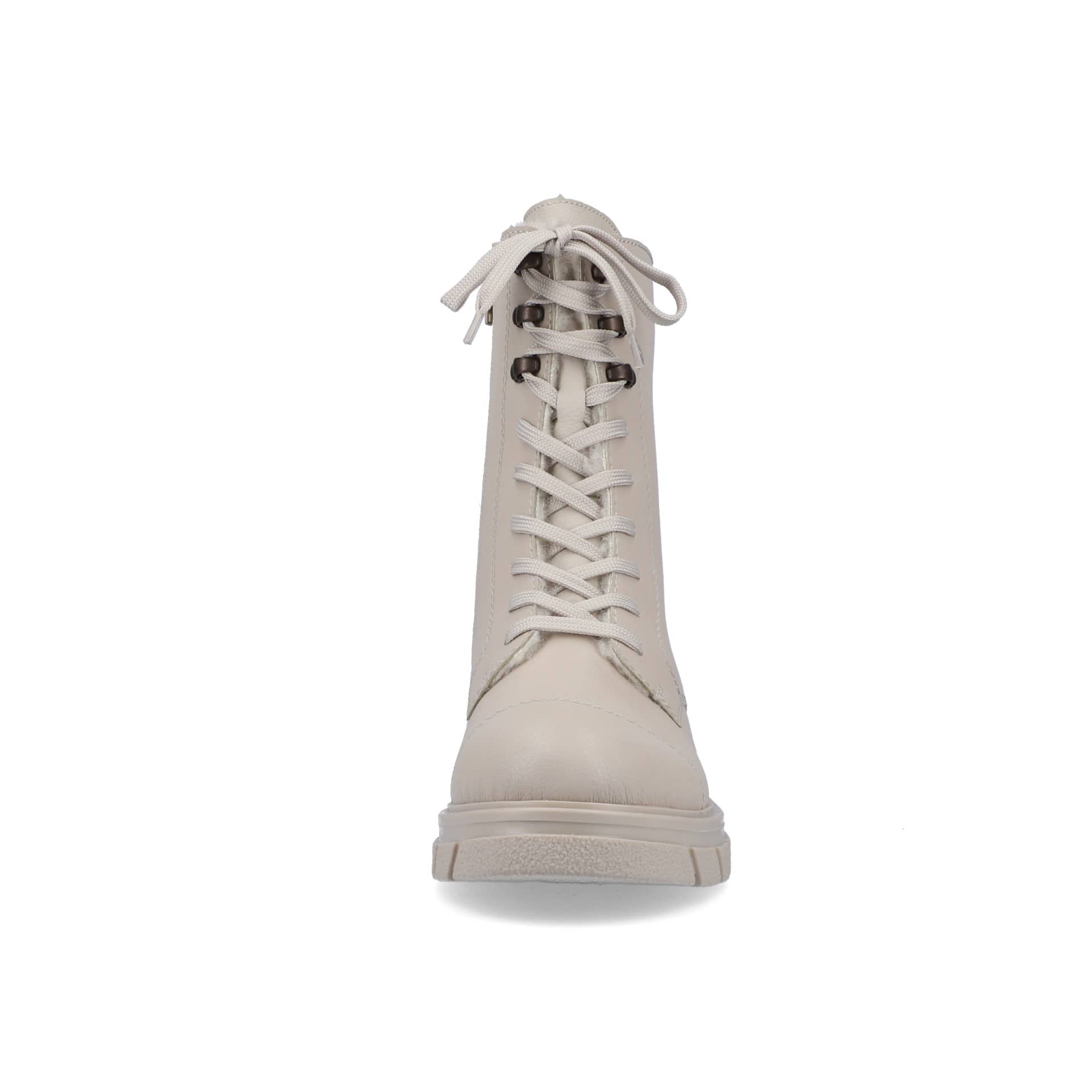 Rieker Damen Schnürstiefel hellbeige