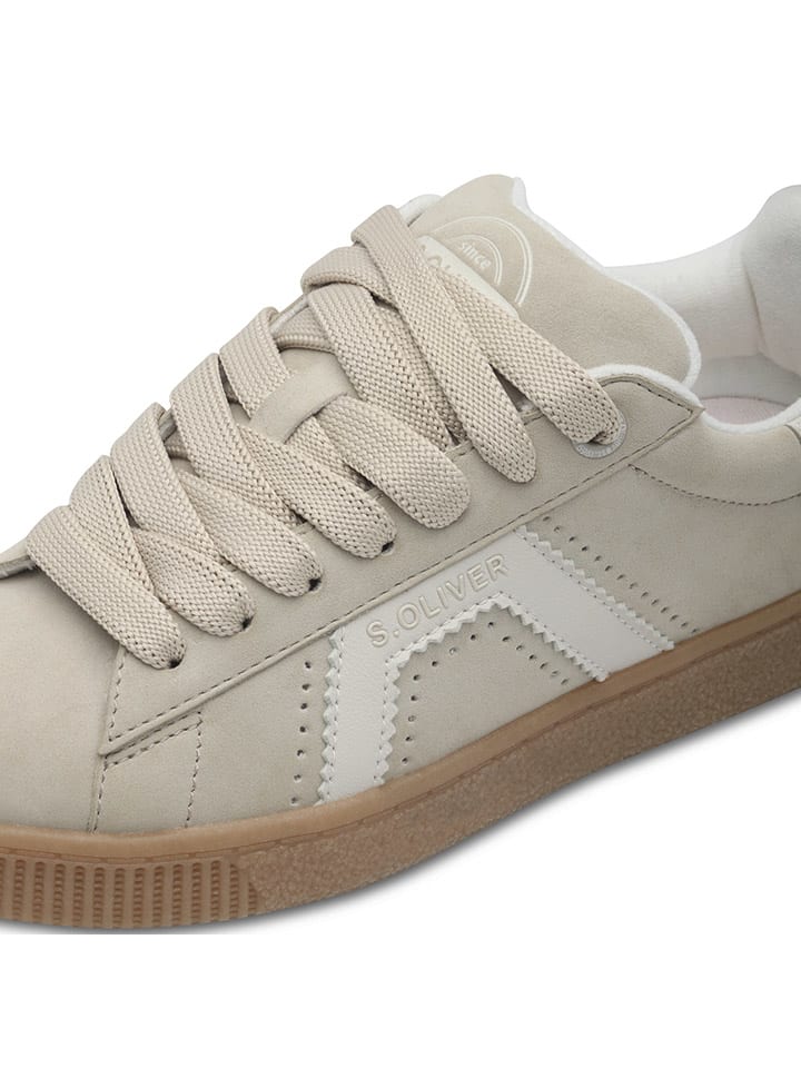 s.Oliver Sneakers in Beige/ Weiß günstig kaufen