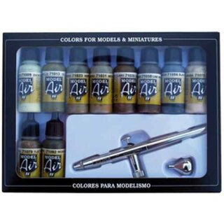 Model Air: Set Camouflage Colors (mit Airbrush)
