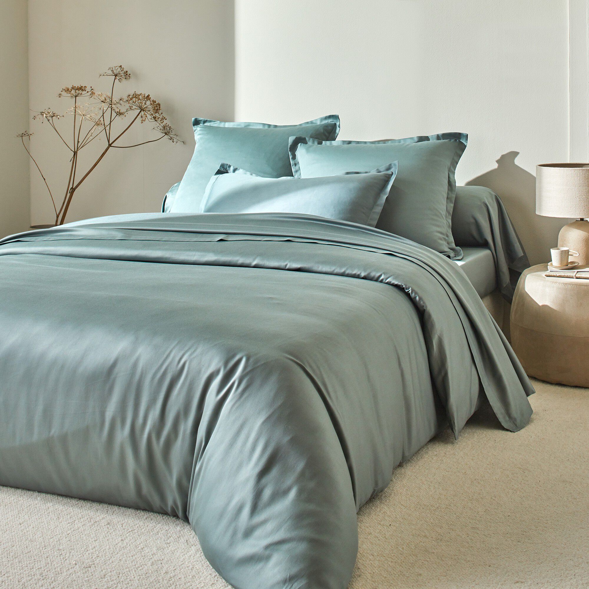 Linge de lit satin uni
