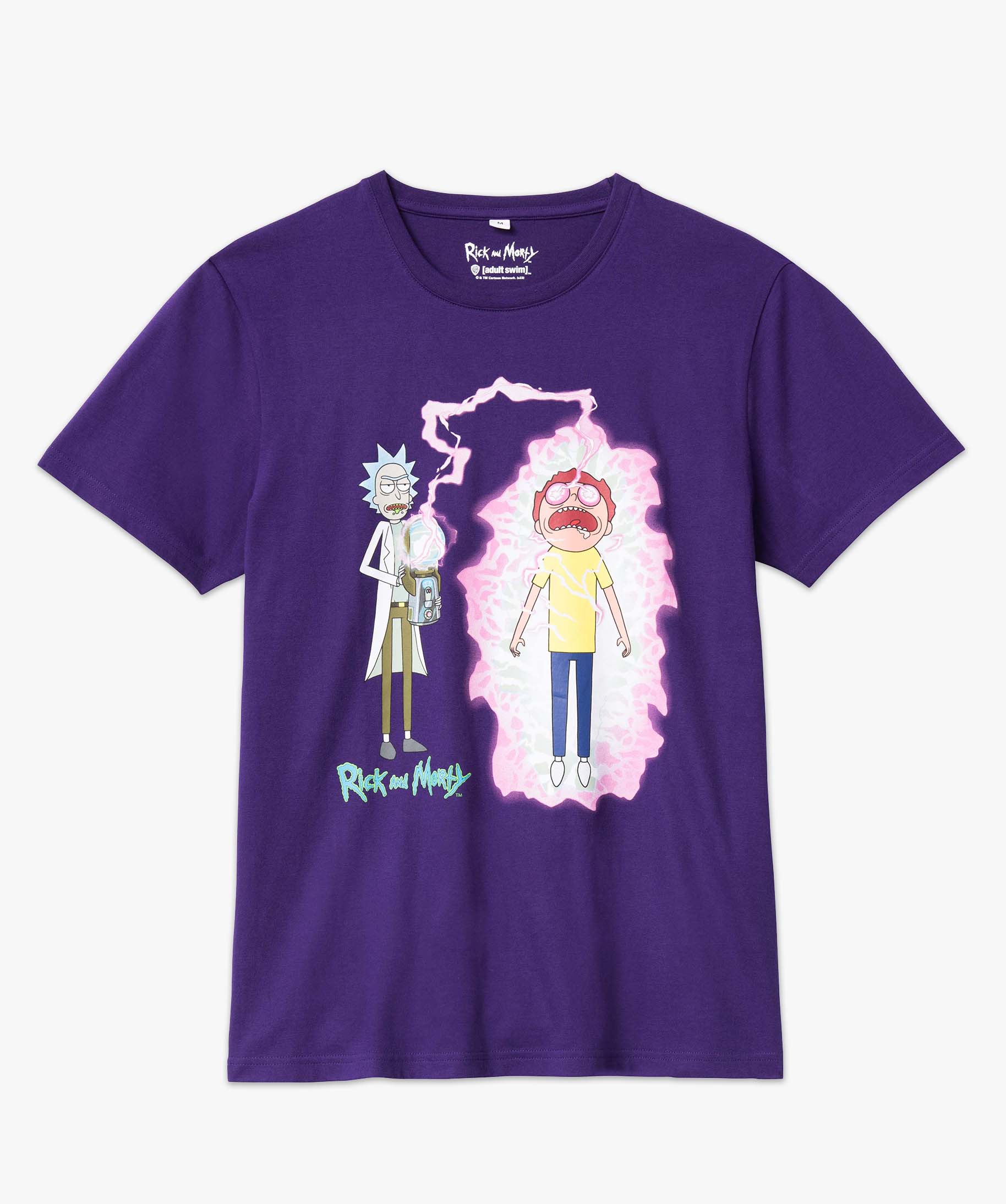 Tee-shirt homme avec motif XXL – Rick and Morty violet | GEMO