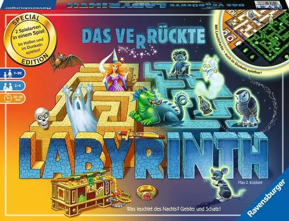 Das verrückte Labyrinth Glow in the Dark - Spiel ab 7 Jahren