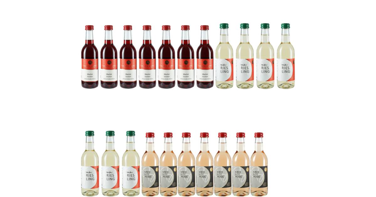 21 Fl. verschiedene Weine, Rot, Rosé, Weiß in 250ml Flaschen von Weingut Volker Barth günstig bei wein.de kaufen