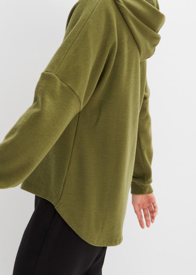 Sweatshirt in Strickoptik