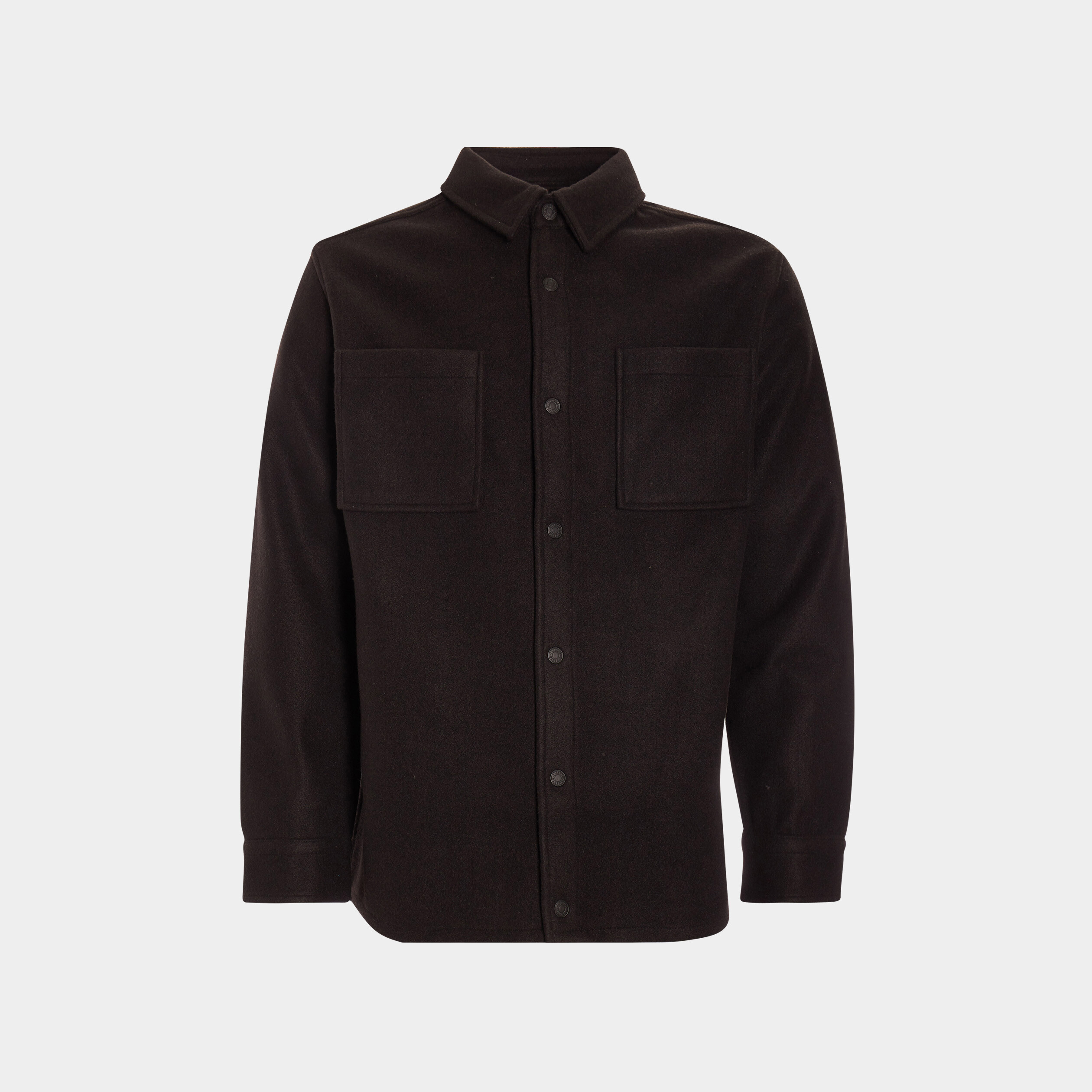 Surchemise manches longues noir homme | La Halle