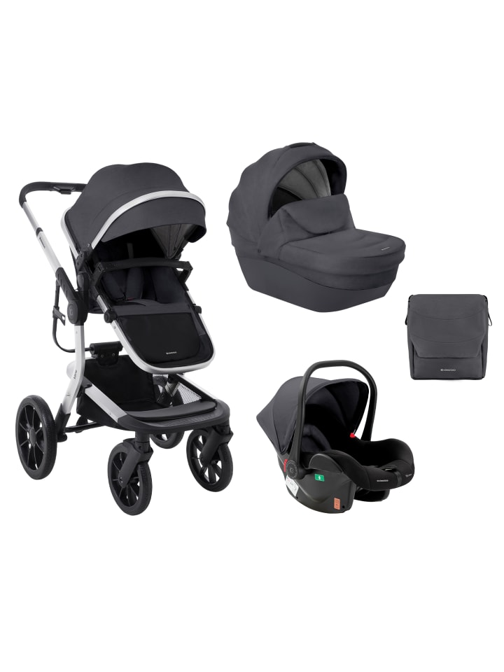 Kikkaboo Kombikinderwagen Irene 3 in 1 in grau günstig kaufen onesize