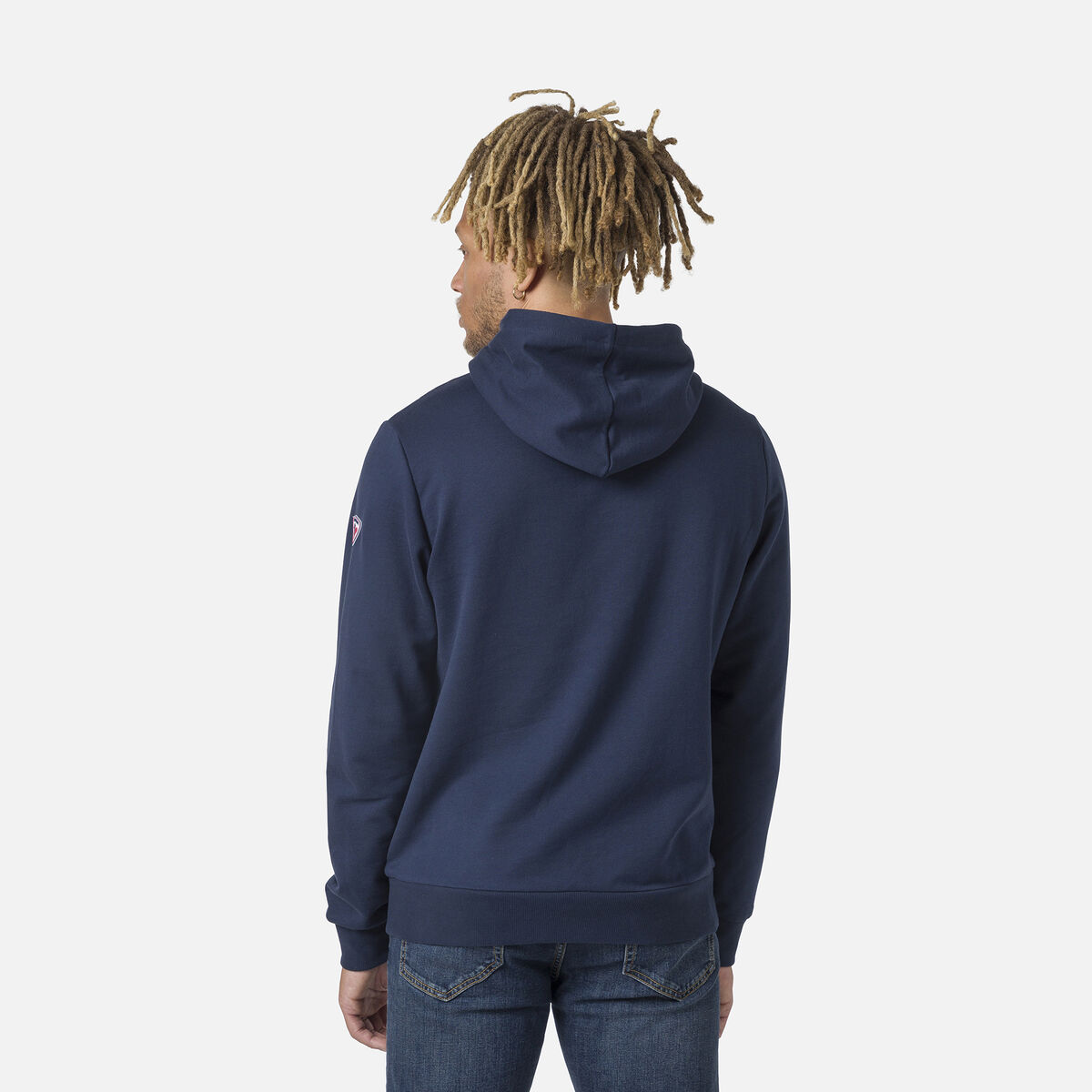 Herrensweatshirt mit Kapuze und Logo