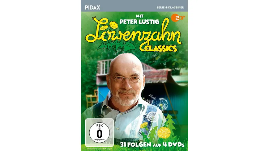 Löwenzahn Classics / 31 legendäre Folgen der Kultserie mit Peter Lustig (Pidax Serien-Klassiker)  [4 DVDs]