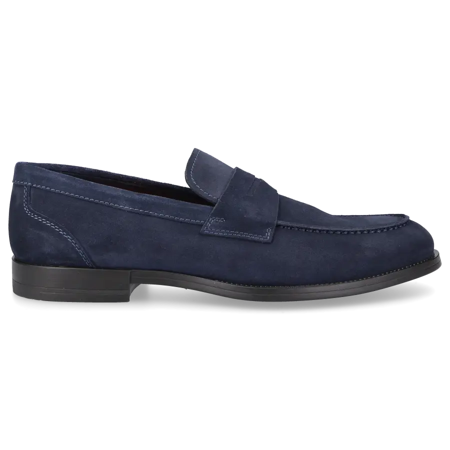 Santoni - Loafer 17708 Veloursleder - braun