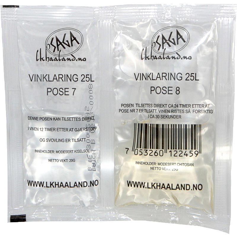Vinklaring m/bruksanvisning