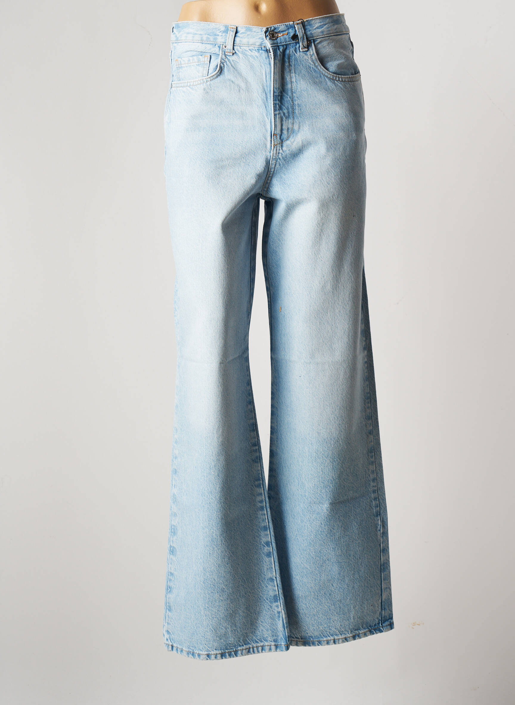 Vero Moda Jeans Coupe Large Femme couleur bleu