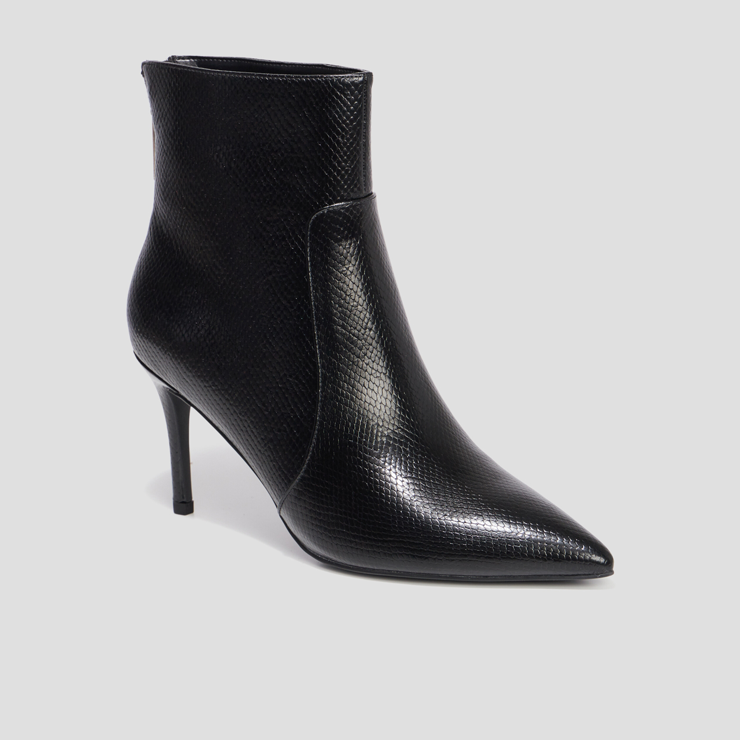 Bottines à talons bouts pointus noir femme | La Halle