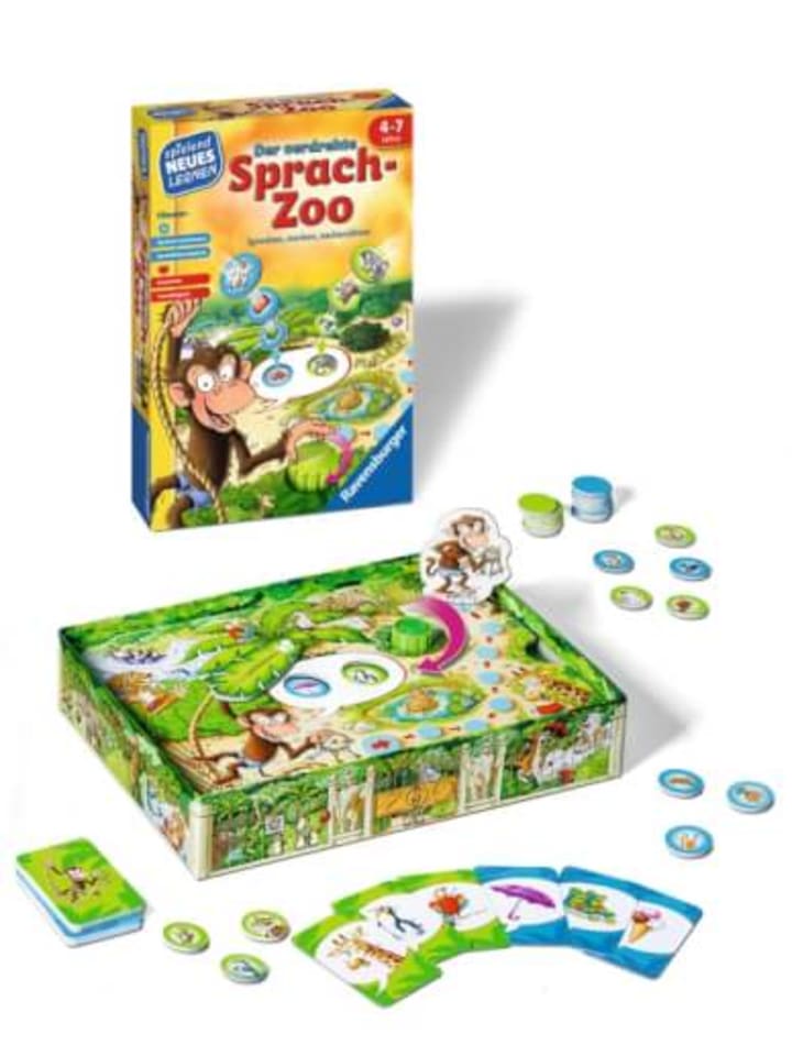 Ravensburger Brettspiel Der verdrehte Sprach-Zoo, 4-7 Jahre günstig kaufen onesize