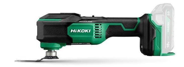 Outil multifonction HiKOKI CV18DAW3Z 18 V (accus non inclus) dans un étui HiKOKI System Case II