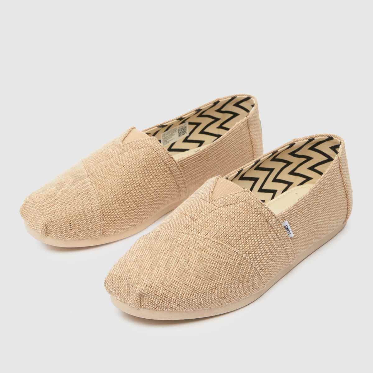 TOMS – Alpargata – Naturfärgade skor