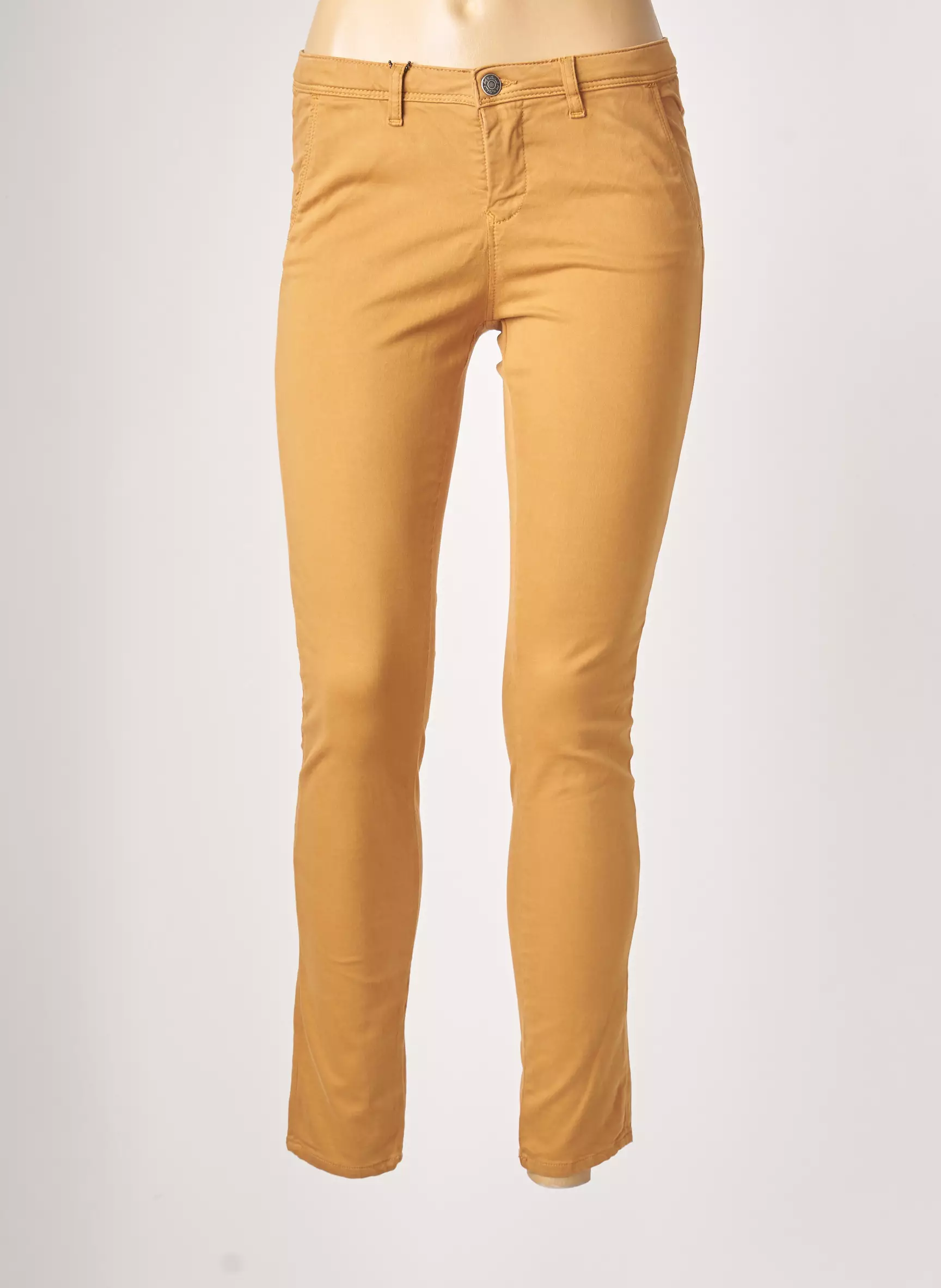 School Rag Pantalons Chino Femme couleur beige