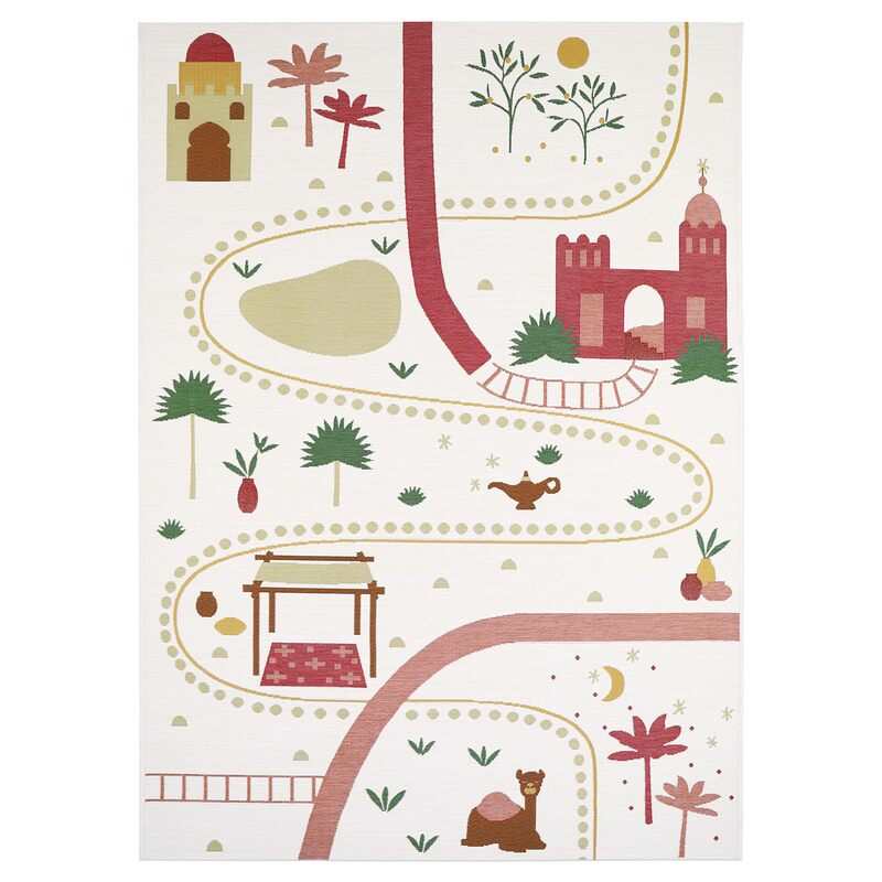 Tapis de jeu indoor & outdoor 123x180cm LITTLE MARRAKECH