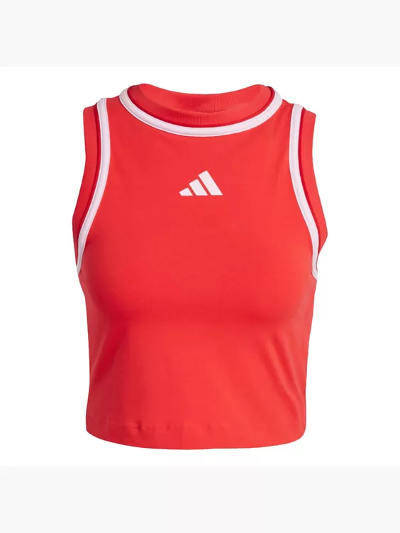 adidas Essentials Color-Pop Cotton Crop-Top