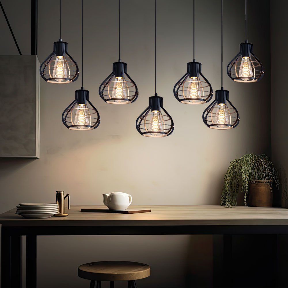 etc-shop Pendelleuchte, Leuchtmittel nicht inklusive, Hängeleuchte Höhenverstellbar Pendelleuchte Esszimmerlampe