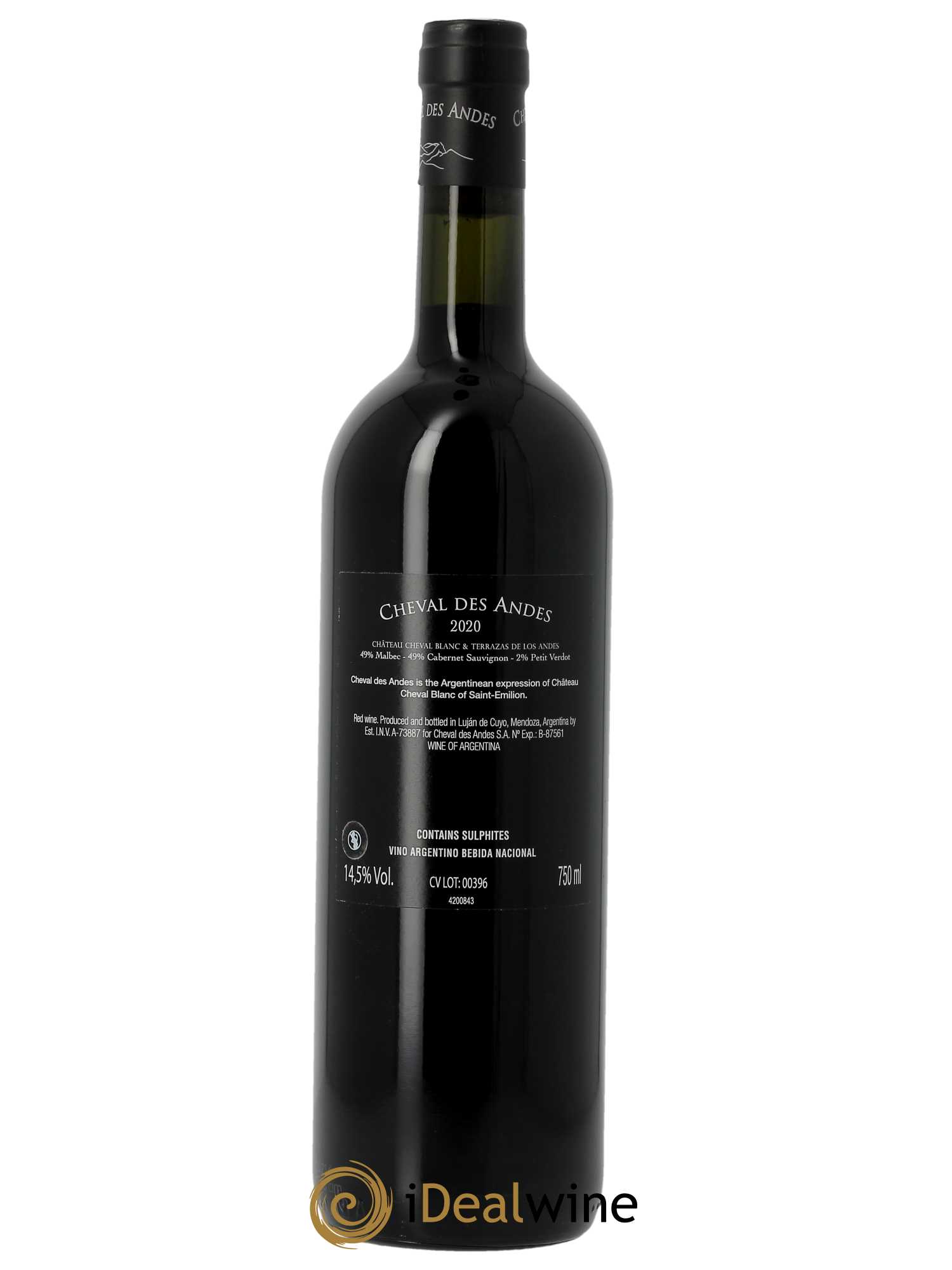 Mendoza Cheval des Andes (CBO à partir de 6 BTS) 2020 - Lot de 1 Bouteille
