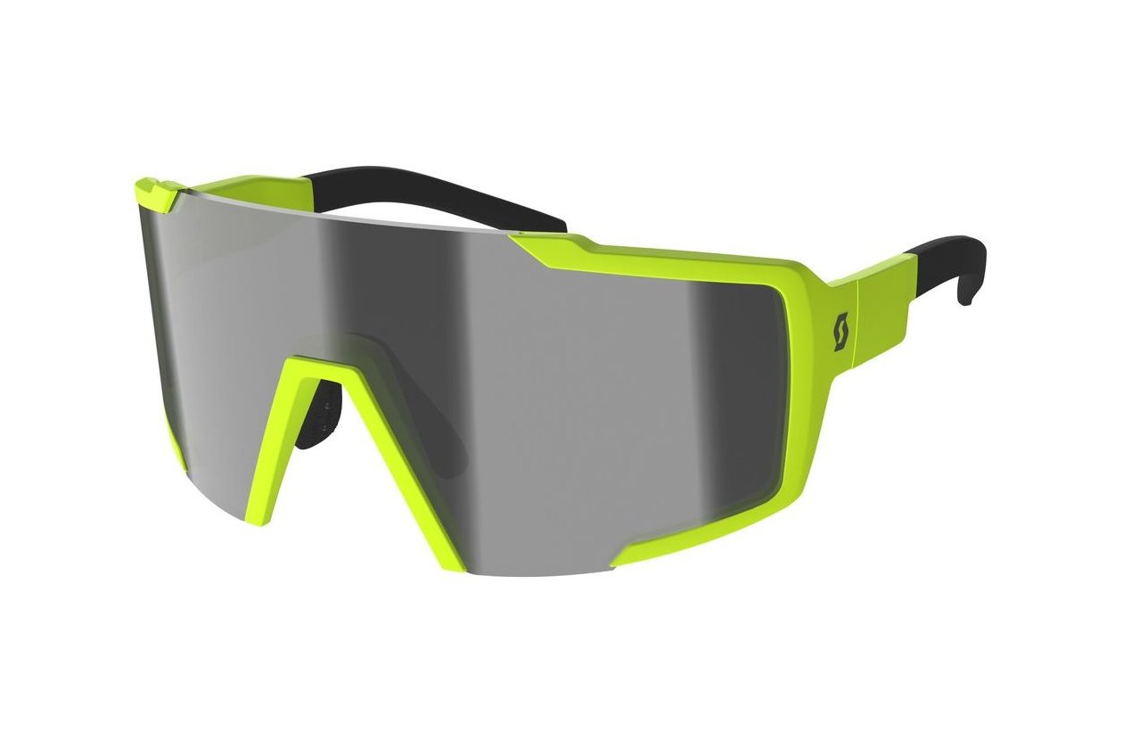 Scott Shield Compact LS Sonnenbrille yellow matt / grey light sens