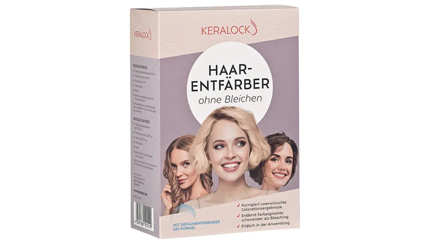 KERALOCK Haar-Entfärber 160 ml