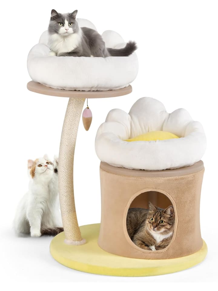 COSTWAY Kratzbaum klein 83cm in Beige günstig kaufen onesize