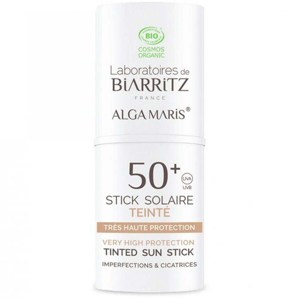 Laboratoires Biarritz Sonnenschutzstift Alga Maris Sunscreen Stick getönt LSF, 9 ml
