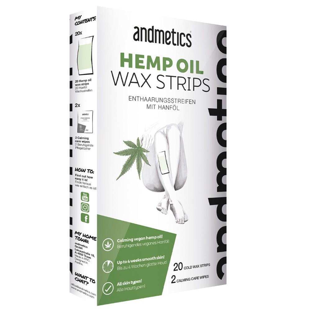 andmetics Hemp Oil Strips 20 Stück
